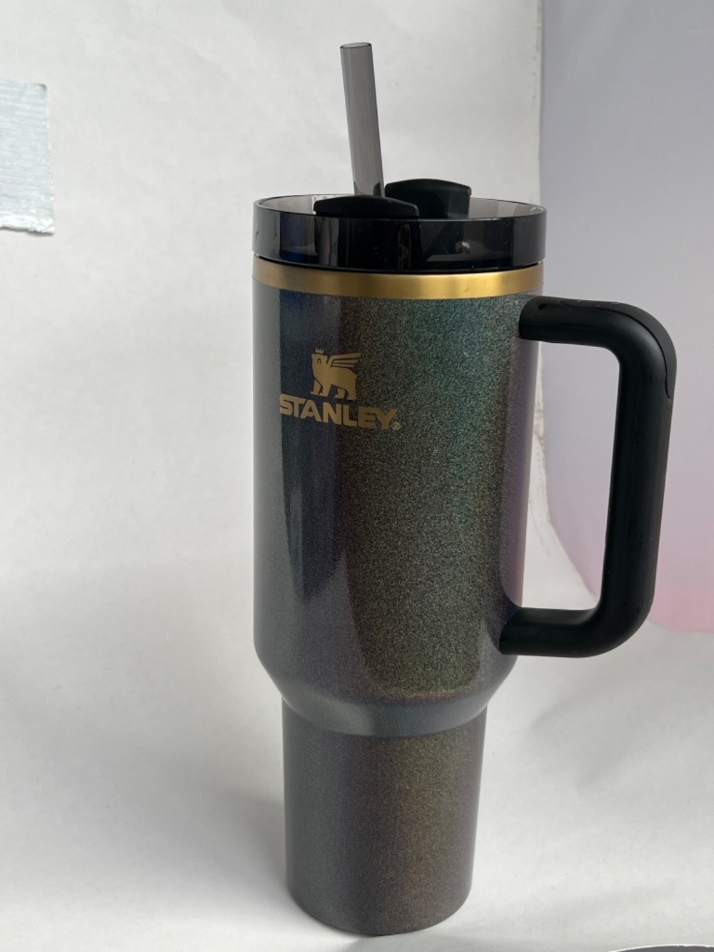 Stanley Quencher H2.0 Tumbler w. Handle and Straw Pale Pink 40 oz 1.18L